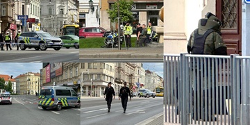 Nález podezřelého zavazadla uzavřel centrum Plzně