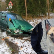 Řidička utekla od nehody a "zakopala" se v lese