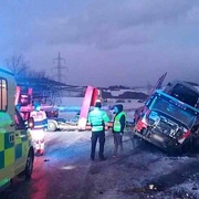 Při hromadné nehodě byly zraněny dvě děti