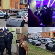 Během razie v ubytovnách byl zadržen i nebezpečný pachatel, který nožem ohrožoval ženu