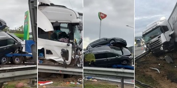 Nehoda kamionů zablokovala dálnici D5