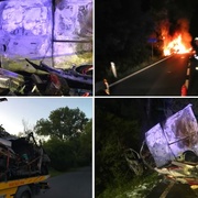 Osmnáctiletý řidič havaroval a mladý spolujezdec uhořel