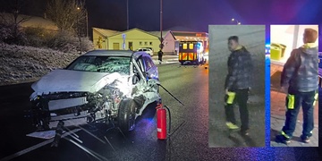 Neviděli jste tuto dopravní nehodu? Poznáte osobu na fotografii?