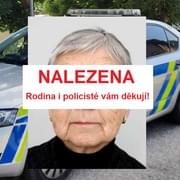 Pohřešovaná stařenka byla před chvílí nalezena v Plzni