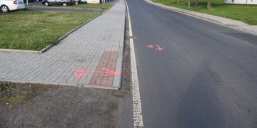 Střet osobního vozu s cyklistou