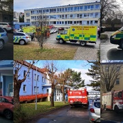 Evakuace 350 žáků i pět nadýchaných chemikálií