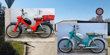 Odcizené historické mopedy v Plzni na Borech