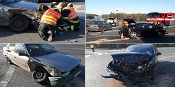 Střet dvou aut u Sulkova