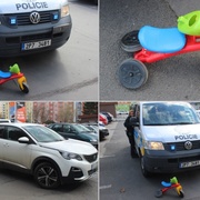Tříleté dítě vjelo přímo pod auto