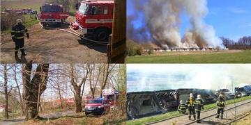 Obří požár drůbežárny, uhořelo šestnáct tisíc slepic a kuřat