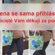 Pátrání ukončeno, žena se sama přihlásila