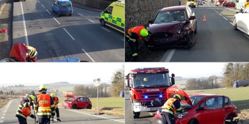 Střet vozů u Letkova