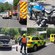 Mladý řidič srazil a zranil dva starší motorkáře