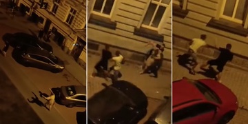 Hromadná rvačka v Plachého ulici