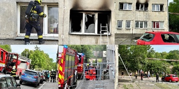 Muž zaútočil kladivem nejprve na auto a pak zapálil i byt