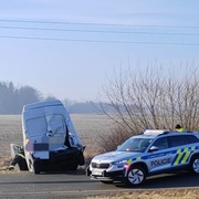 Střet vlaku s dodávkou