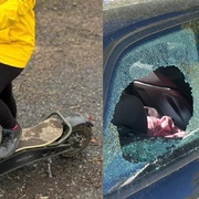 Na Slovanech mi vykradli auto a odcizili tuto koloběžku, prosím pomozte