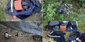 Zloděj si přijel pro schovaný lup a vybafla na něj kriminálka