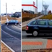 Auto v kolejišti trochu jinak