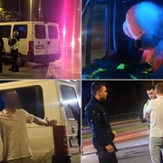 Dodávka s velmi opilým řidičem a obrovským plyšovým medvědem najela do zastávky
