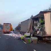 Nehoda uzavřela dálnici z Prahy na Plzeň