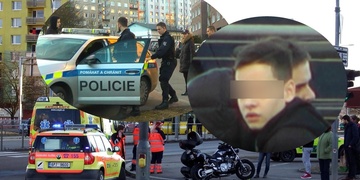 Dítě doma odcizilo auto, srazilo jím motorkáře a od nehody pak ujelo