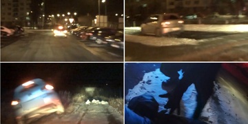 Zfetovaný řidič se zákazem řízení ujížděl policistům, vše skončilo nehodou