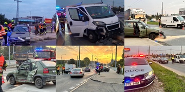 Vážná dopravní nehoda na Rokycanské