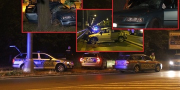 Auto plné mladých lidí narazilo do stromu, jeden je mrtvý. Řidič byl opilý!