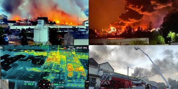 Obří požár v Německu, na pomoc vyjížděli i hasiči z Česka