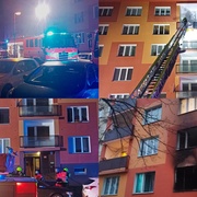 V ohni zemřela obyvatelka bytu