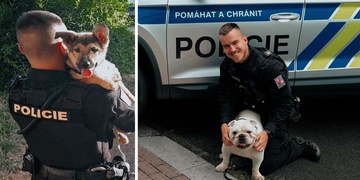 Příběh štěněte zavřeného ve sklepě a jednoho mladého policisty