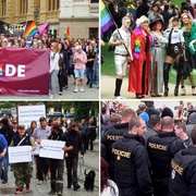 Konflikt na počátku pochodu vyřešila pořádková policie