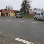 Střet dodávky s cyklistou