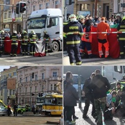 Záchranáři oživovali, zatímco se rodina pokoušela lynčovat řidiče