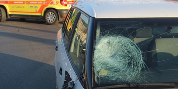 Sražený cyklista v centru Plzně