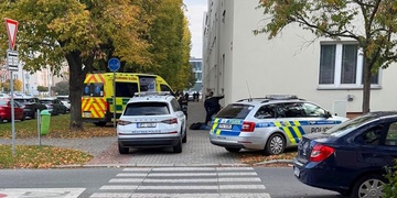 Muž se pokusil napadnout strážníka tyčí, následně skončil sám v péči záchranářů