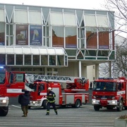 Požár v 16. patře mrakodrapu BCB Center Plzeň