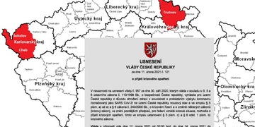 Vláda právě uzavřela tři okresy