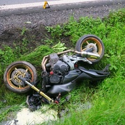 Motorkář nezvládl řízení