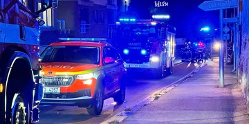 V Kalikově ulici se propadla střecha domu