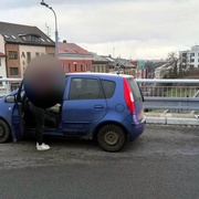 Neřidička na sebe sama upozornila