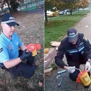 Pohozené injekční stříkačky dennodenně zaměstnávají strážníky