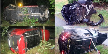 Dvě vážné nehody na D5, pět zraněných a dva a půl milionu škoda