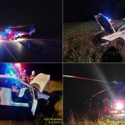 Cestující z převráceného vozu vyprošťovali hasiči
