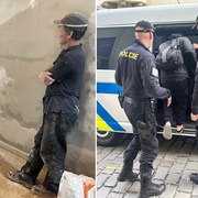 Zásah cizinecké policie v Rooseveltově ulici