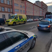 Střet autobusu s chodkyní