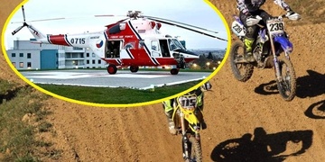 Nehoda na motokrosových závodech - zranění diváci