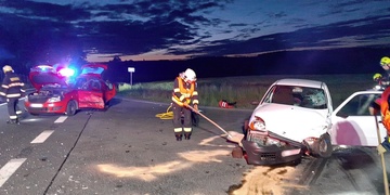 Nedání přednosti skončilo dopravní nehodou
