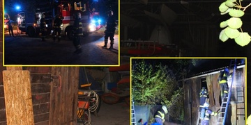 Někdo se zřejmě pokusil zapálit loděnici